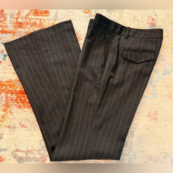 NWT Theory Charcoal Flare‎ 34”Pants wool blend size4 - Picture 13 of 13